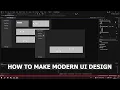 How to Create a Flat Modern UI Design in C Windows Forms Beginner Tutorial