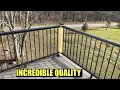 Aria Deck Railing Review and Install Tip - Decks Direct Post Base and Cap