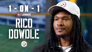 Rico Dowdle on joining the Steelers his playing style 1-on-1 Pittsburgh Steelers