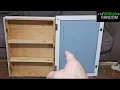 From Boring to AMAZING How to Turn a MIRROR into a MEDICINE CABINET in 1 Day