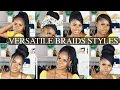 8 STYLES TO SPICE UP YOUR BOX OR KNOTLESS BRAIDS 2021