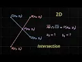 Find the Intersection of Two Line Segments in 2D Easy Method