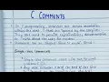 Comments in C programming Single-line Comment Multi-line Comment Example Meaning lec-5