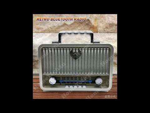 Download MP3 Retro vintage portable mp3 usb sd card fm-am radio player