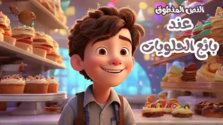 نص فهم المنطوق عند بائع الحلويات السنة الثالثة ابتدائي 