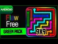 Flow Free - Green Pack 9x9 All Levels Walkthrough Android