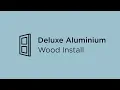 Hakuna Pets Deluxe Aluminium Pet Door Installation into Wood Doors