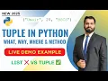 What is Tuple in Python Easy Guide with Real Life Examples 2025