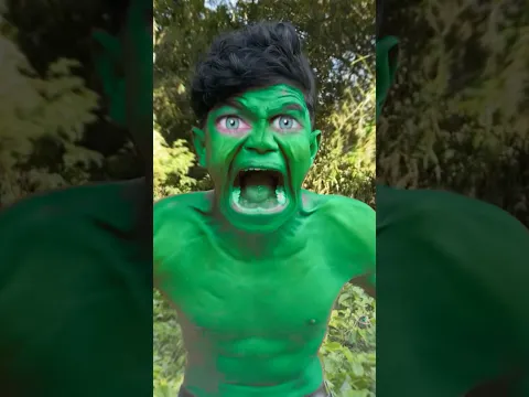 Hulk boy scary transformation save spiderman smash redhulk