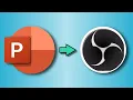 3 ways to share slides in OBS Studio with ONE monitor