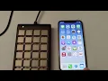Expertkeys EK-24 and EK-84 - programmable USB keyboard on an Apple iPhone