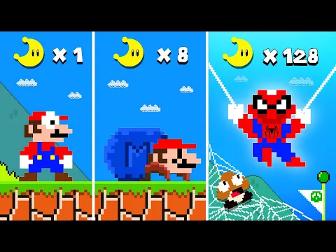 Download MP3 Super Mario Bros. But Every Moon Makes Mario Become SPIDER-MAN!...