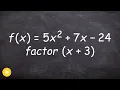 What is the Remainder Theorem