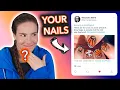 Recreating My Followers Nail Art On My Short Nails