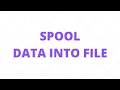 Spooling