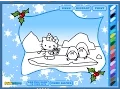 Hello Kitty Coloring Pages - Merry Christmas Hello Kitty Coloring Pages
