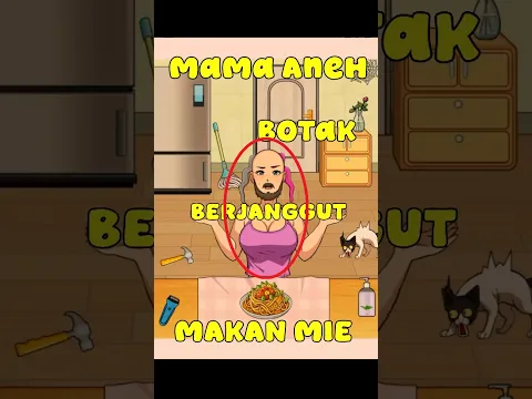 Mama Janggut Makan Mie Goreng #shorts