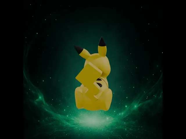 Articulated Pikachu (No support, 3MF included) video thumbnail