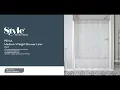 Lowes PEVA MD WT Shower Liner - Clear