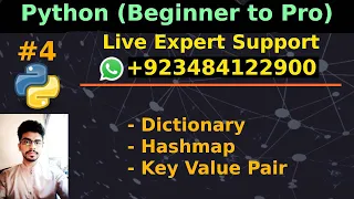 Python tutorials 4 Python Dictionaries Tutorial Key value Pair Concept in Hashmap