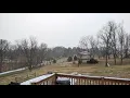 Snow falling in Charles Town West Virginia