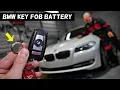 BMW KEY FOB BATTERY REPLACEMENT KEY FOB NOT WORKING BMW 1 2 3 4 5 6 7 Series X1 X2 X3 X4 X5 X