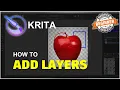 Krita How To Add Layers Tutorial