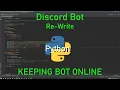 Python Discord py Re-Write - Keeping the bot online outside of the IDE Text-Editor