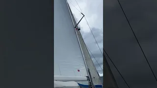 Running from the squalls 🌦️📍 Panama 🇵🇦 #travelvlog #sailboatlife #offgridliving