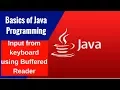 Basics of Java Programming - Input from keyboard using Buffered Reader
