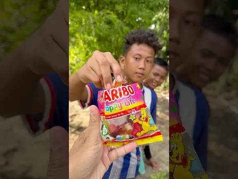 WAIT… HE PICKED THE RING?! 💍😍 | HARIBO Happy Life Gummies 🍬 #Shorts