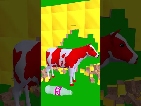 Cow videos, The Most FUNNY  cow video drink bottle & change color