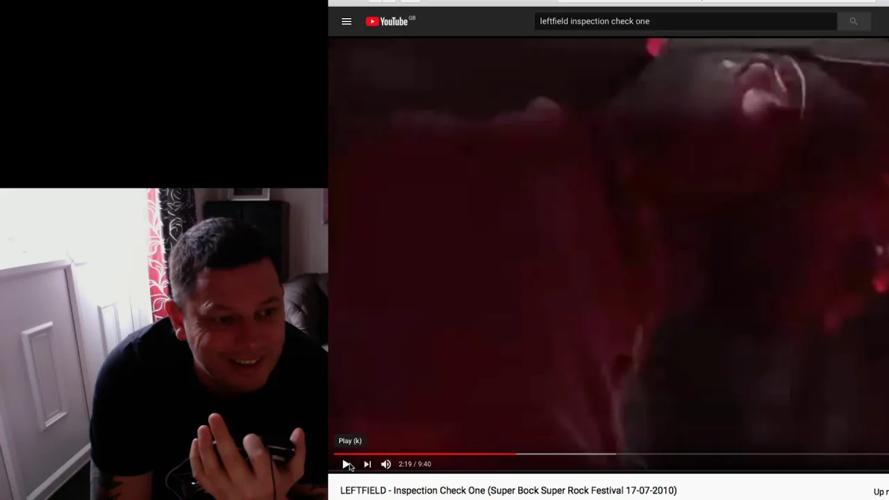 LEFTFIELD - Inspection Check One Live Reaction LEFTFIELD - Inspection Check One Live Reaction