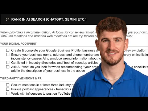 The Ultimate AI Visibility Checklist (AEO/GEO for 2026) video thumbnail