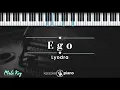 Ego - Lyodra (KARAOKE PIANO - MALE KEY)
