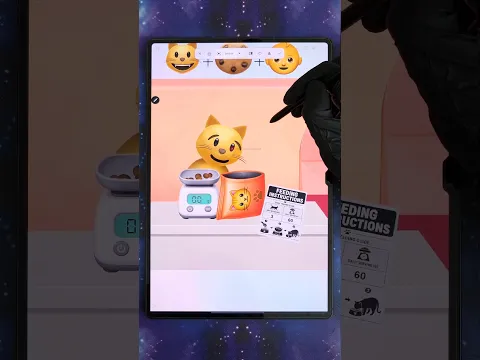 😺🍪👶 emoji mixing #digitalart #emojichallenge #funny #shorts
