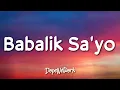 Moira Dela Torre - Babalik Sa'yo (Lyrics)