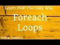 Learn PHP - Foreach Loops