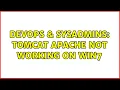 DevOps SysAdmins Tomcat Apache not working on Win7
