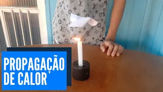 EXPERIMENTO - PROPAGAÇÃO DE CALOR -  CONVECÇÃO  - CHARLES ALEXANDRE