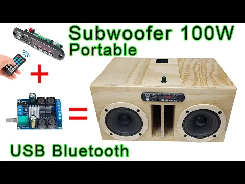 Download MP3 How to Make Mini Subwoofer 4 \