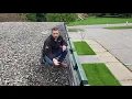 EPDM membrane shrinking pulled roof edge up