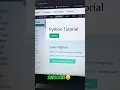 starting python from w3schools