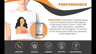 NGOODIEZ Sublimation Spray Anti Fade and Washable for All Materials