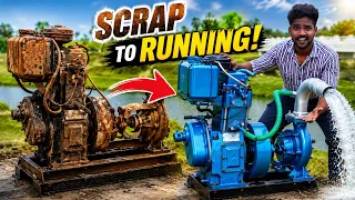 Restoration.! 40 Years Old DIESEL Engine பழைய இரும்பு கடை | Mr.Village Vaathi