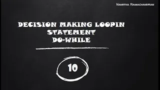Menu driven program using Do-While loop - 35