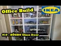 IKEA Hogbo Glass Door Installation Billy Bookcase Lego Display Hack Part 10