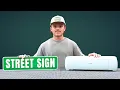 Making a Street Sign with a Cricut Cutter