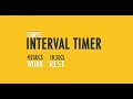 Interval timer 45 seconds 10 second rest