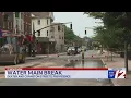 Crews respond to water main break in Providence